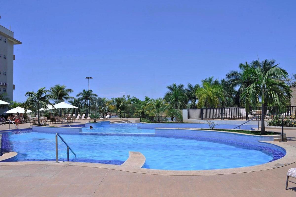 Nautico Flat Com Acesso Ao Clube Nautico Praia- Caldas Novas Kültér fotó