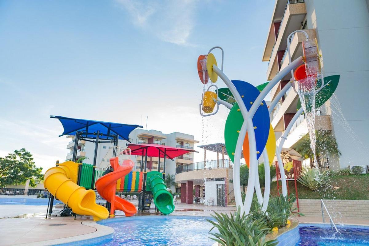 Nautico Flat Com Acesso Ao Clube Nautico Praia- Caldas Novas Kültér fotó