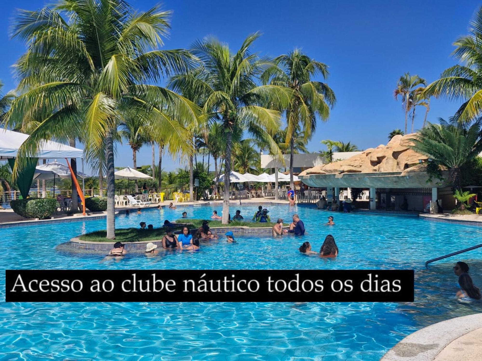 Nautico Flat Com Acesso Ao Clube Nautico Praia- Caldas Novas Kültér fotó