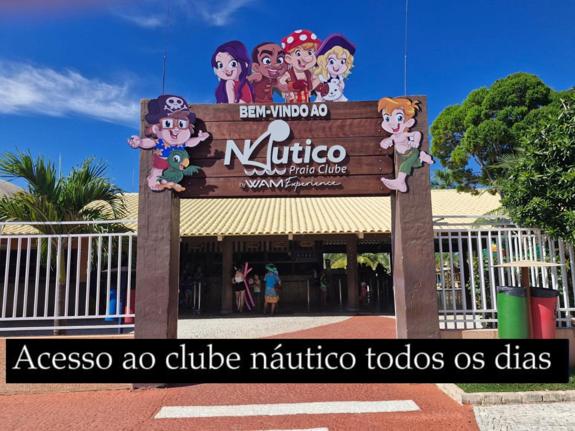 Nautico Flat Com Acesso Ao Clube Nautico Praia- Caldas Novas Kültér fotó